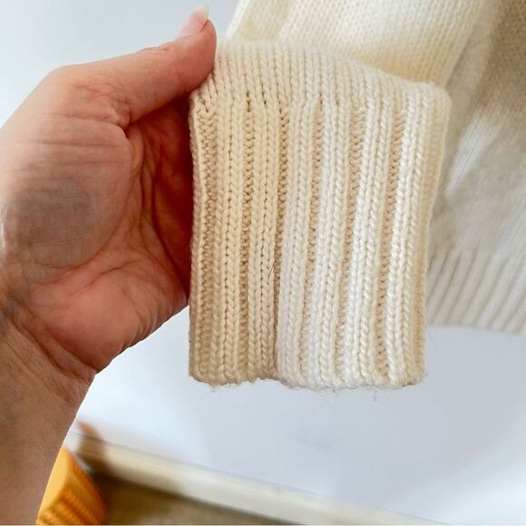 American Eagle Outfitters Rainbow Cream Fair Isle Cozy Boatneck Sweater - Picture 8 of 10